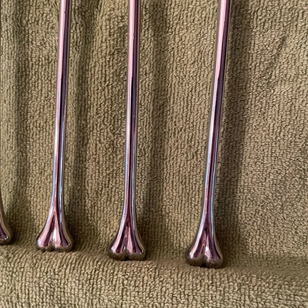 Pottery Barn Skull Bone Metal Stir Sticks set of 4